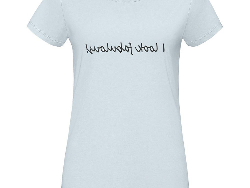 Футболка женская I Look Fabulous, голубая