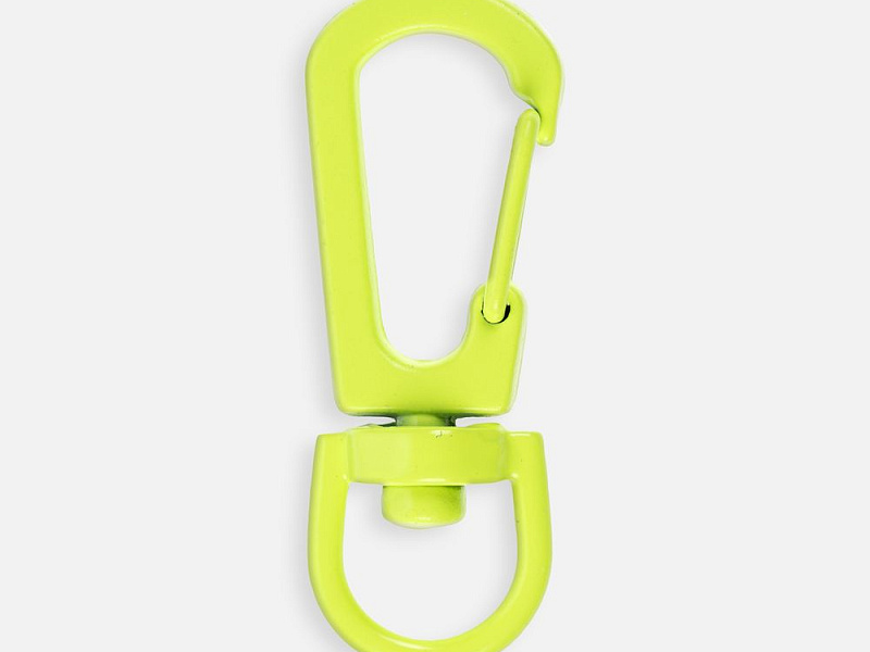Застежка-карабин Snap Hook, S, желтый неон