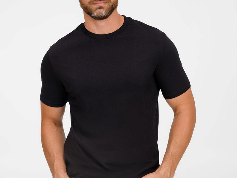 Футболка унисекс T-Bolka 180, черная