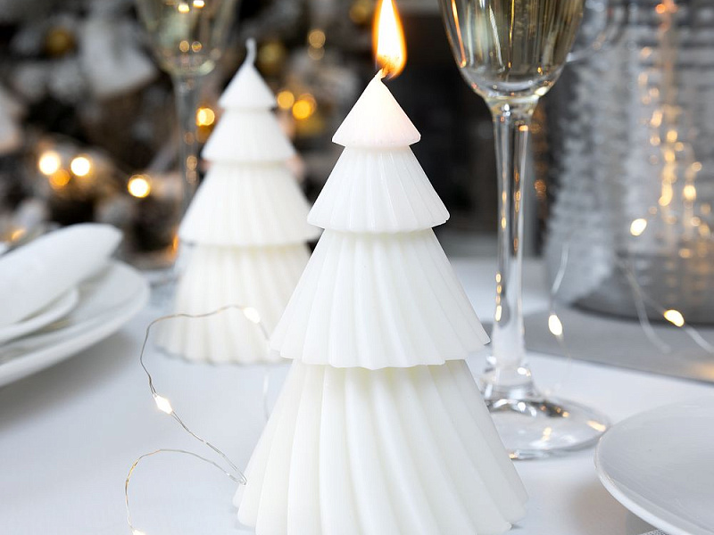 Свеча Snowtree, белая