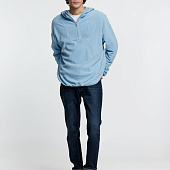 Анорак флисовый унисекс Fliska, голубой