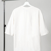 Футболка оверсайз унисекс Kosmos 2.0, кремовая