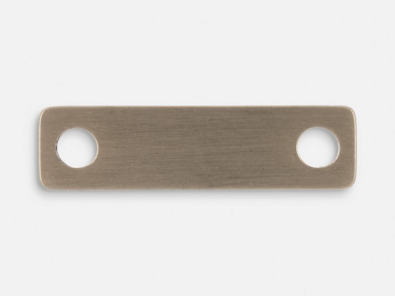 Шильдик металлический Alfa Liten, бронзовый