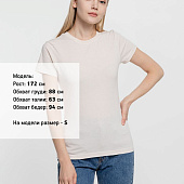 Футболка женская T-bolka Lady, молочно-белая