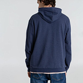 Толстовка с капюшоном унисекс Hoodie, синий меланж