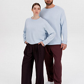 Лонгслив унисекс Siluetti Fuori, светло-голубой