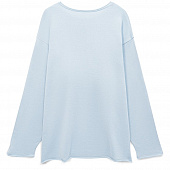 Лонгслив унисекс Siluetti Fuori, светло-голубой