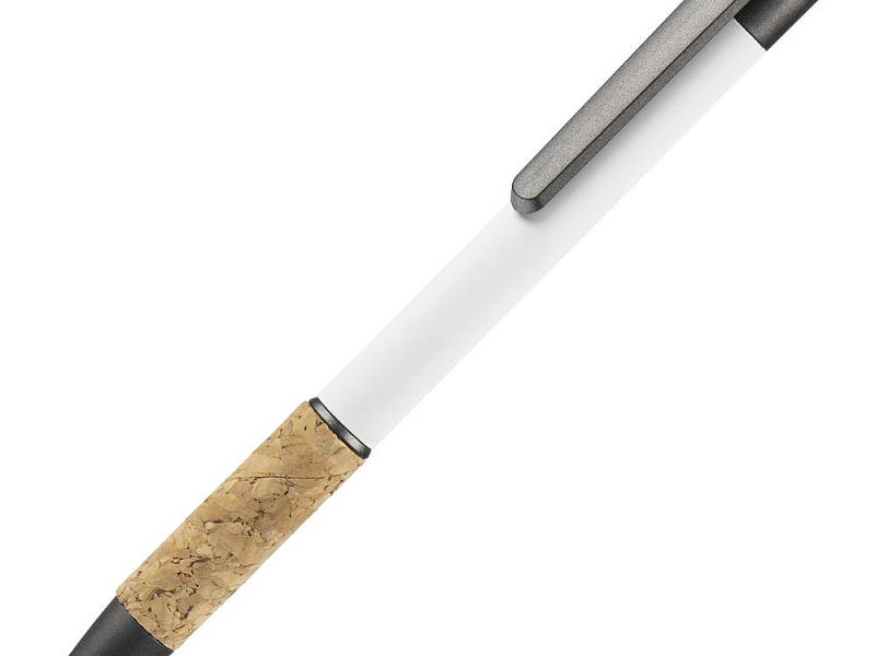 Ручка шариковая Cork, белая