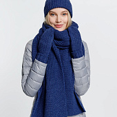Шарф Nordkyn, синий меланж
