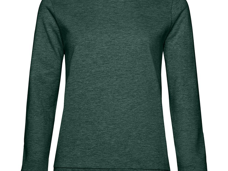 Свитшот женский Set In, темно-зеленый меланж