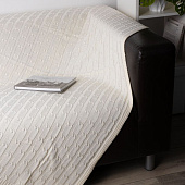 Плед Trenza, молочно-белый