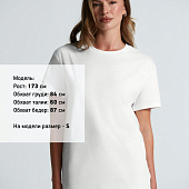 Футболка унисекс T-Bolka 160, белая (белоснежная)