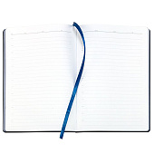 Ежедневник Bookmark, недатированный, черный с синим