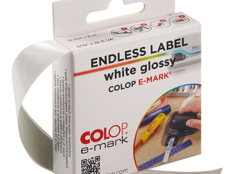 Клейкая лента для Colop e-mark, белая