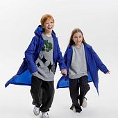 Дождевик детский RainDrop Kids, ярко-синий