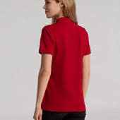 Рубашка поло женская Sunset, красная