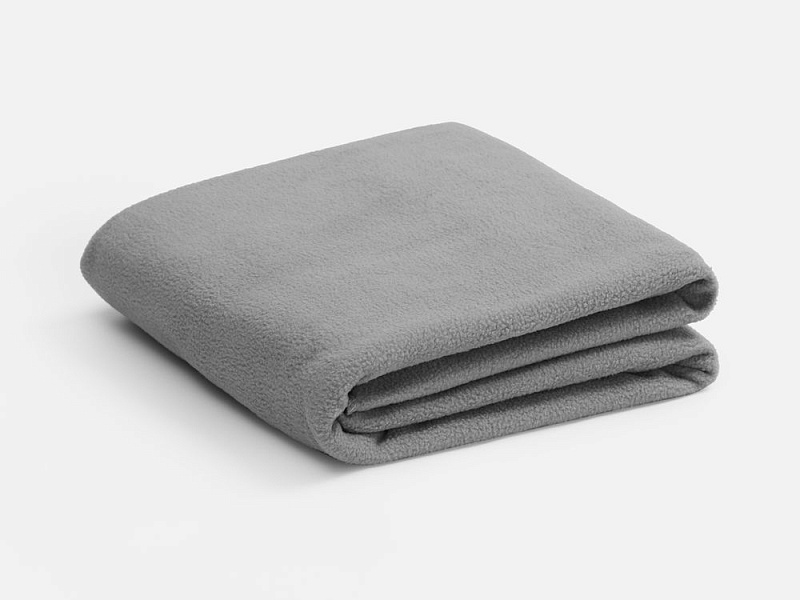 Флисовый плед Warm&Peace XL, серый