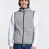 Жилет с капюшоном унисекс Gotland, серый