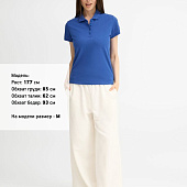Рубашка поло женская People 210, ярко-синяя (royal)