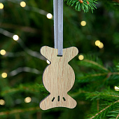 Деревянная подвеска Christmate, конфета