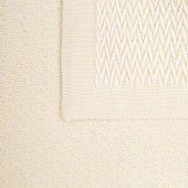 Плед Ornato, молочно-белый (ванильный)