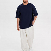 Джемпер с коротким рукавом Siluetti Volumica, темно-синий