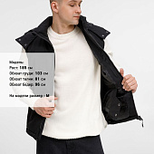 Жилет унисекс Sfera, черный