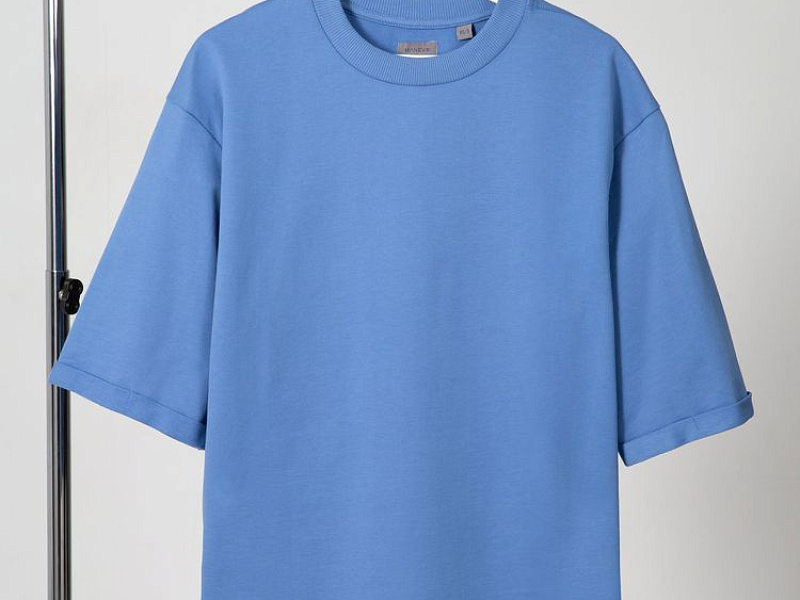 Футболка оверсайз унисекс Kosmos 2.0, синяя