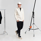 Анорак унисекс Oblako, молочно-белый