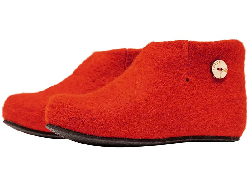 Домашние валенки Wild, красные