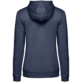Толстовка с капюшоном женская Hoodie, синий меланж