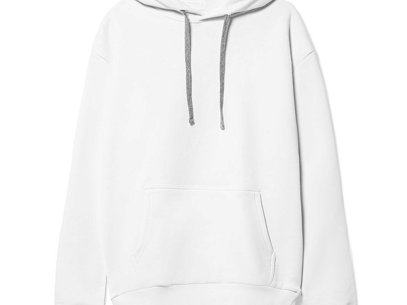 Толстовка с капюшоном Kirenga Heavy, белая (белоснежная)