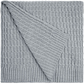 Плед Slumberland, серебристо-серый меланж