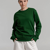 Свитшот унисекс King, темно-зеленый