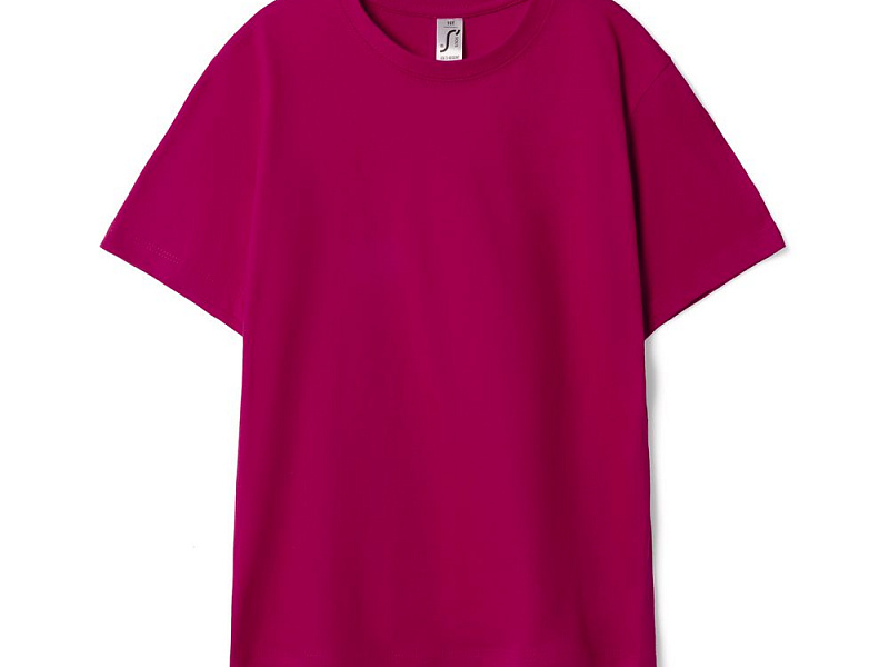 Футболка детская Regent Kids 150, ярко-розовая (фуксия)