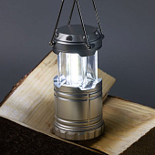 Кемпинговый фонарь Lindau, серебристый