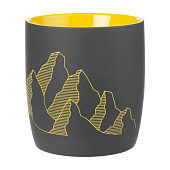 Кружка Surprise Touch с покрытием софт-тач, желтая