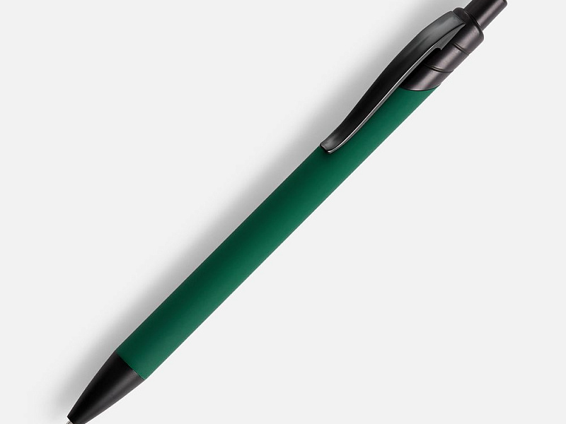 Ручка шариковая Undertone Black Soft Touch, зеленая