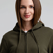 Толстовка на молнии с капюшоном унисекс King, хаки