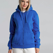 Толстовка на молнии с капюшоном Siverga Heavy 2.0, ярко-синяя