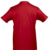 Футболка мужская с контрастной отделкой Madison 170, красный/белый