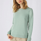 Свитшот женский BNC Inspire (Organic), серо-зеленый