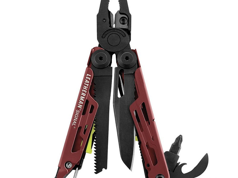 Мультитул Signal, бордовый
