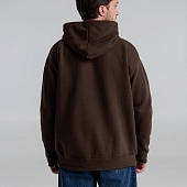 Толстовка с капюшоном Slam 320, темно-коричневая (шоколад)