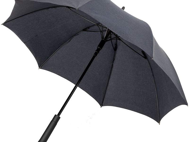 Зонт-трость rainVestment, темно-синий меланж