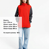 Жилет флисовый унисекс Nesse, красный