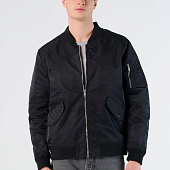 Куртка бомбер унисекс Rebel, черная