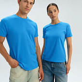 Футболка унисекс Regent 150, ярко-бирюзовая