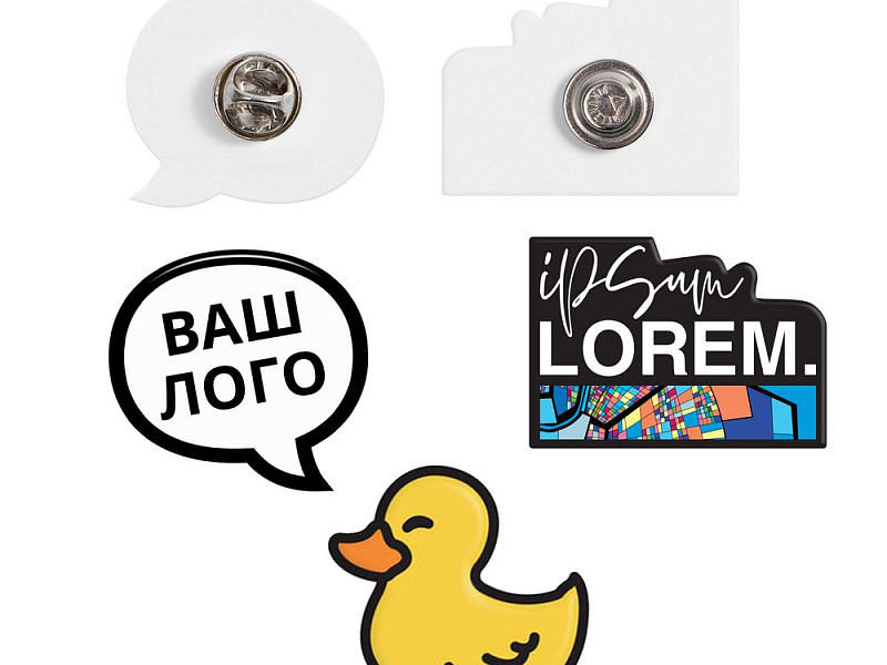 Значок металлический Essence на заказ