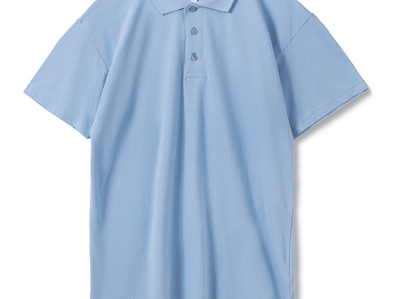 Рубашка поло мужская Summer 170, голубая